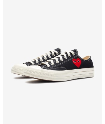 CONVERSE X CDG SINGLE HEART CHUCK 70 OX - BLACK/ EGRET de la marque