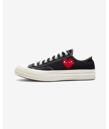 CONVERSE X CDG SINGLE HEART CHUCK 70 OX - BLACK/ EGRET de la marque