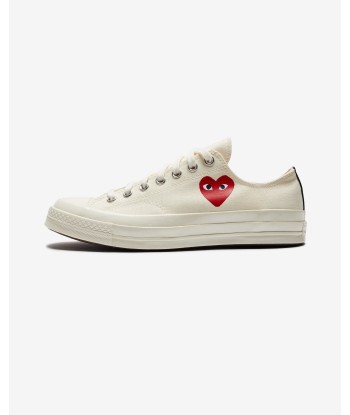 CONVERSE X CDG SINGLE HEART CHUCK 70 OX - MILK/ BLACK la livraison gratuite