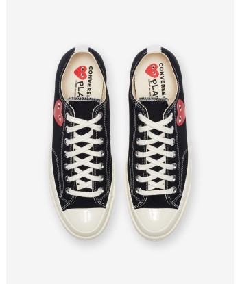 CONVERSE X CDG SINGLE HEART CHUCK 70 OX - BLACK/ EGRET de la marque