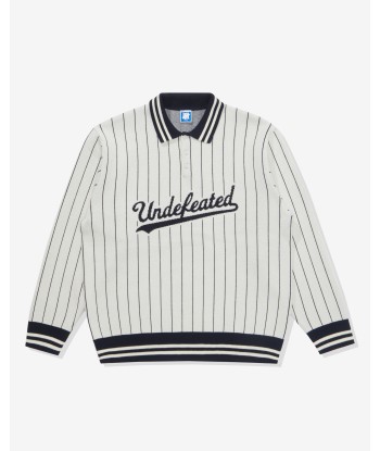 UNDEFEATED L/S KNIT POLO - NAVY STRIPE s'inspire de l'anatomie humaine