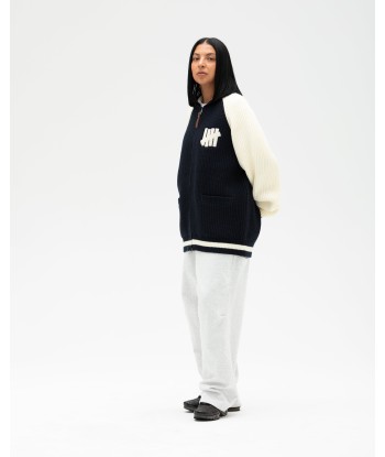 UNDEFEATED ZIP CARDIGAN - NAVY hantent personnes