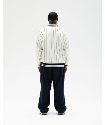 UNDEFEATED L/S KNIT POLO - NAVY STRIPE s'inspire de l'anatomie humaine