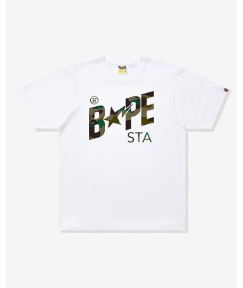 BAPE 1ST CAMO BAPE STA TEE - WHITE Les êtres humains sont 