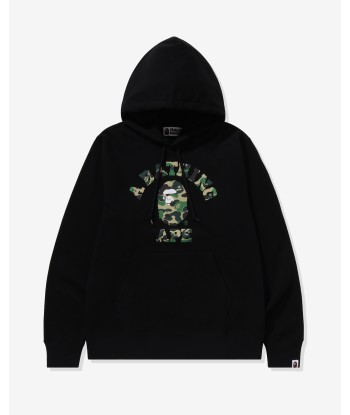 BAPE ABC CAMO COLLEGE PULLOVER HOODIE - BLACK plus qu'un jeu 