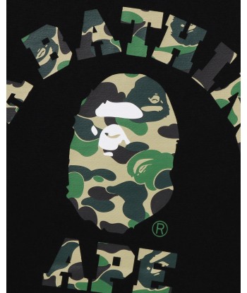 BAPE ABC CAMO COLLEGE PULLOVER HOODIE - BLACK plus qu'un jeu 