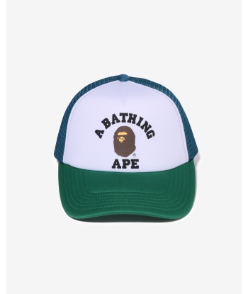 BAPE COLLEGE MESH CAP - BLUE en stock