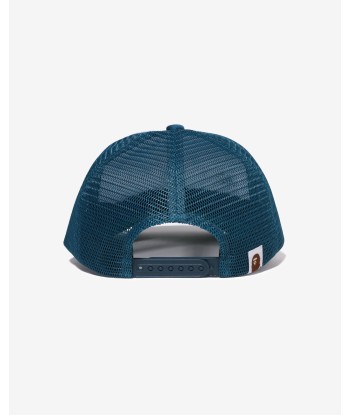 BAPE COLLEGE MESH CAP - BLUE en stock