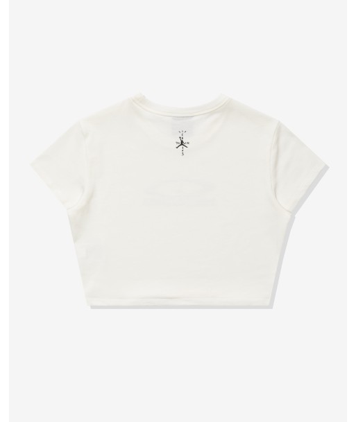 JORDAN X TRAVIS SCOTT WOMEN'S BABY TEE - SAIL/ BLACK Voir les baskets