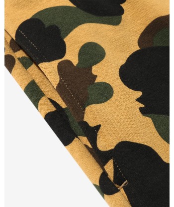 BAPE 1ST CAMO APE HEAD PATCHED SWEAT PANTS du meilleur 