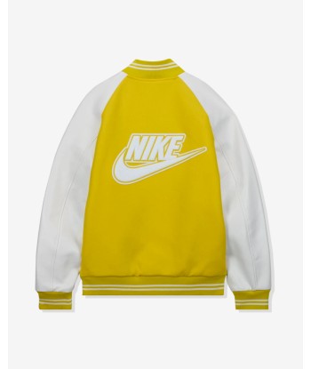 NIKE X NIGO NRG VARSITY JACKET - SPEEDYELLOW/ WHITE la chaussure