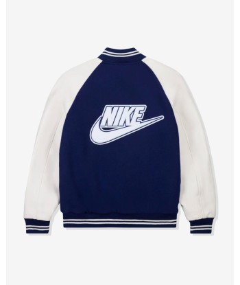 NIKE X NIGO NRG VARSITY JACKET - BLUEVOID/ WHITE brillant des détails fins