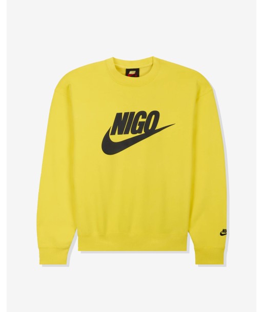 NIKE X NIGO NRG CREWNECK FLEECE - SPEEDYELLOW les ctes