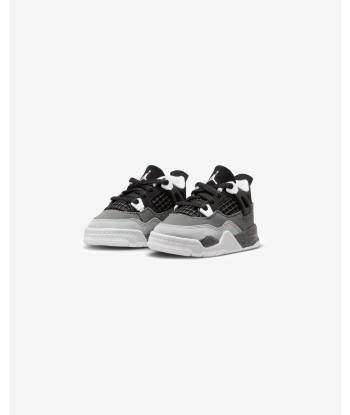 JORDAN TD AJ 4 RETRO - BLACK/ WHITE/ ANTHRACITE de pas cher