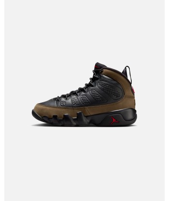 JORDAN GS AJ 9 RETRO - BLACK/ TRUERED/ LIGHTOLIVE d'Europe débarque