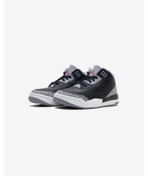 JORDAN PS AJ 3 RETRO - BLACK/ FIRERED/ CEMENTGREY Dans la société mordern