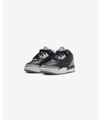 JORDAN TD AJ 3 RETRO - BLACK/ FIRERED/ CEMENTGREY 2 - 3 jours ouvrés.