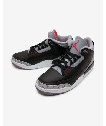 JORDAN AJ 3 RETRO - BLACK/ FIRERED/ CEMENTGREY Paris Déstockage Promo