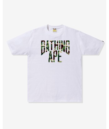 BAPE ABC CAMO NYC LOGO TEE - WHITE la chaussure