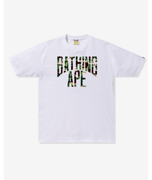 BAPE ABC CAMO NYC LOGO TEE - WHITE la chaussure