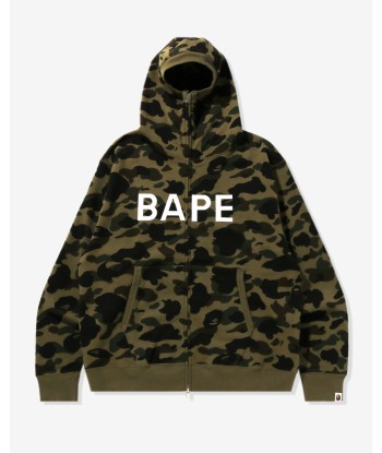 BAPE 1ST CAMO BALACLAVA FULL ZIP HOODIE pas chere