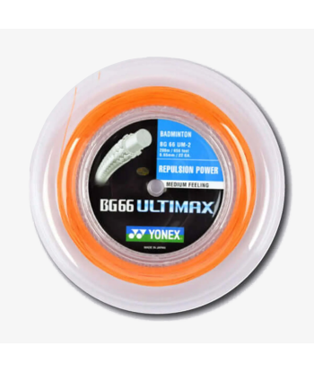 Yonex BG 66 Ultimax 200m Badminton String (Orange) store