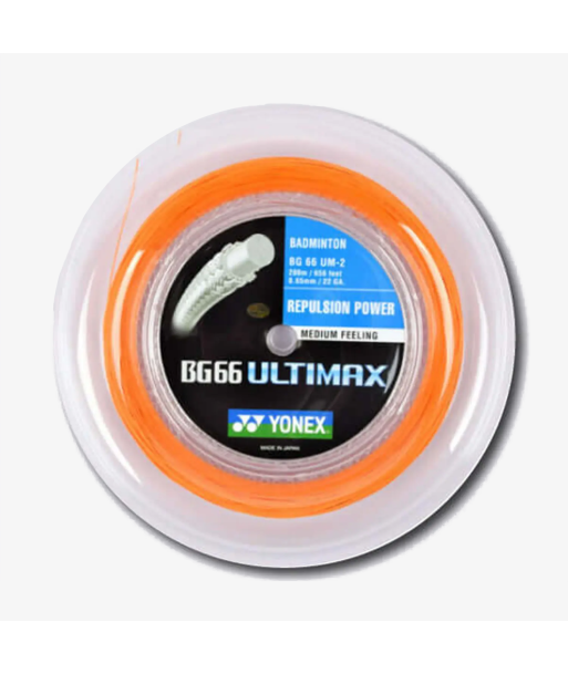 Yonex BG 66 Ultimax 200m Badminton String (Orange) store