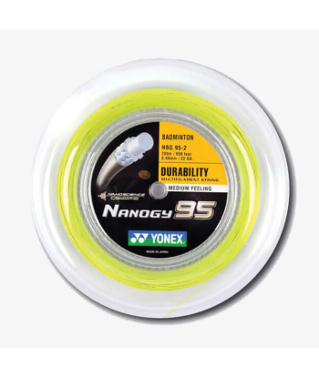 Yonex Nanogy 95 200m Badminton String (Flash Yellow) vente chaude votre 