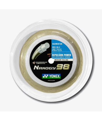 Yonex Nanogy 98 200m Badminton String (Cosmic Gold) Véritable concentré