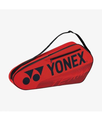 Yonex 42123 (Red) 3pk Team Badminton Tennis Racket Bag hantent personnes