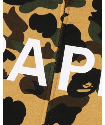 BAPE 1ST CAMO BALACLAVA FULL ZIP HOODIE pas chere