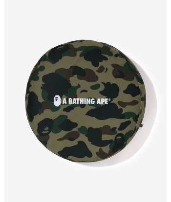 BAPE 1ST CAMO SQUARE FLUFFY BEADS CUSHION - GREEN pas chere