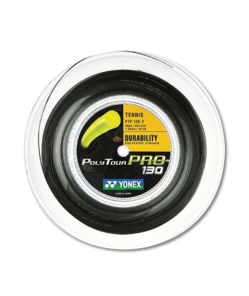 Yonex Polytour Pro 130 / 16 200m Tennis String Reel (Graphite) Venez acheter