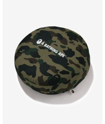 BAPE 1ST CAMO SQUARE FLUFFY BEADS CUSHION - GREEN pas chere