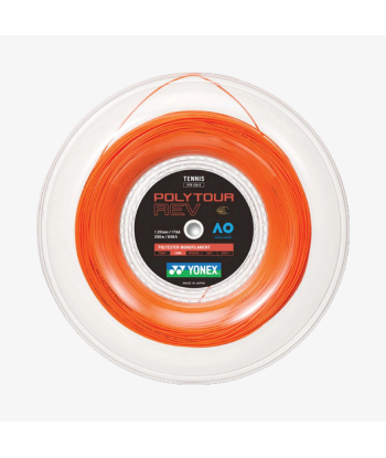 Yonex Polytour Rev 120 / 17 200m Tennis String Reel (Bright Orange) ouvre sa boutique