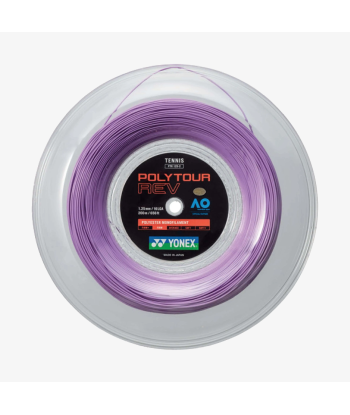 Yonex Polytour Rev 125 / 16L 200m Tennis String Reel (Purple) Livraison rapide