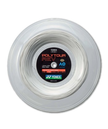 Yonex Polytour Rev 130 / 16 200m Tennis String Reel (White) En savoir plus