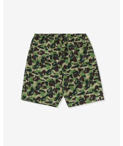 BAPE ABC CAMO BEACH SHORTS  - GREEN de pas cher