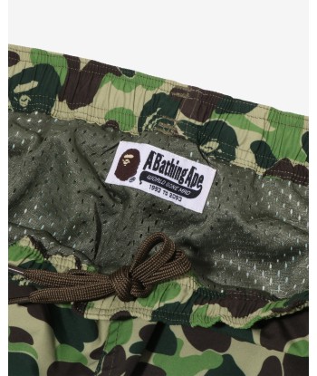 BAPE ABC CAMO BEACH SHORTS  - GREEN de pas cher