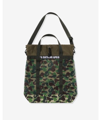 BAPE ABC CAMO MESH TOTE BAG pas chere