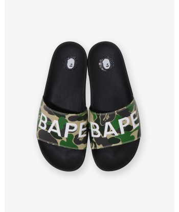 BAPE ABC CAMO SLIDE SANDALS Véritable concentré