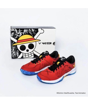 Victor x One Piece Luffy Shoes (A-OPL) Red brillant des détails fins