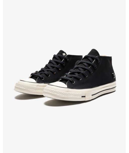 UNDEFEATED X CONVERSE CHUCK 70 MID- BLACK/ NATURALIVORY Comment ça marche