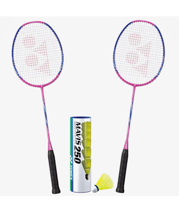 Yonex Nanoflare 001 Clear (Pink) Combo Set (250) Paris Déstockage Promo