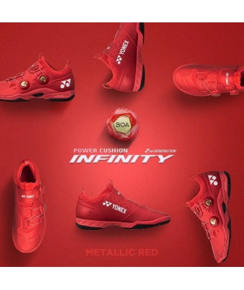 Yonex Power Cushion Infinity Metallic Red Men's Shoe soldes