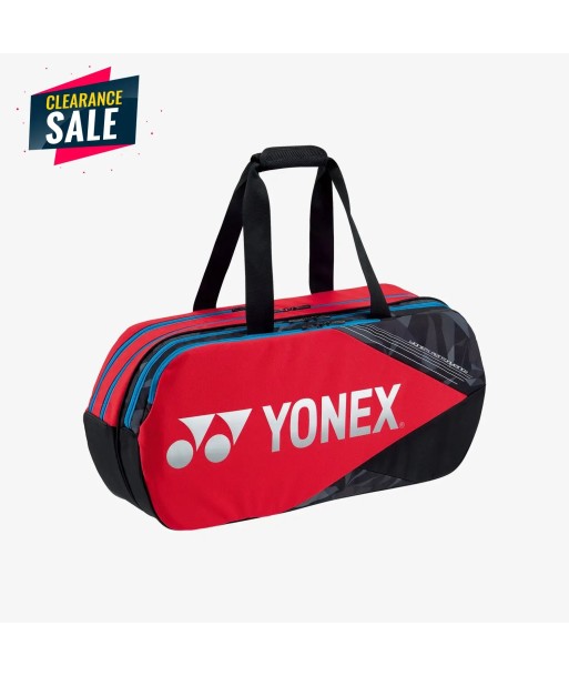 Yonex BA92231 (Tango Red) 6pk Pro Tournament Badminton Tennis Racket Bag du meilleur 