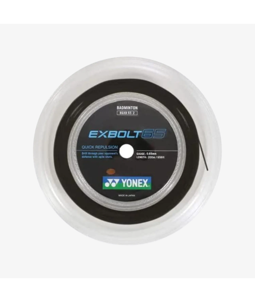 Yonex Exbolt 65 200m Badminton String (Black) basket pas cher