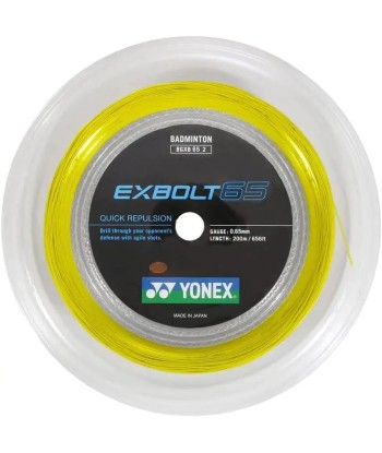 Yonex Exbolt 65 200m Badminton String (Yellow) 2 - 3 jours ouvrés.