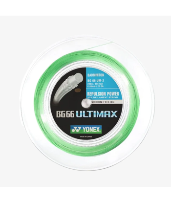 Yonex BG 66 Ultimax 200m Badminton String (Pastel Green) Les magasins à Paris