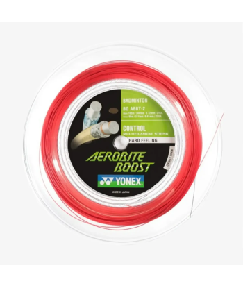 Yonex Aerobite Boost 200m Badminton String (Grey/Red) Jusqu'à 80% De Réduction